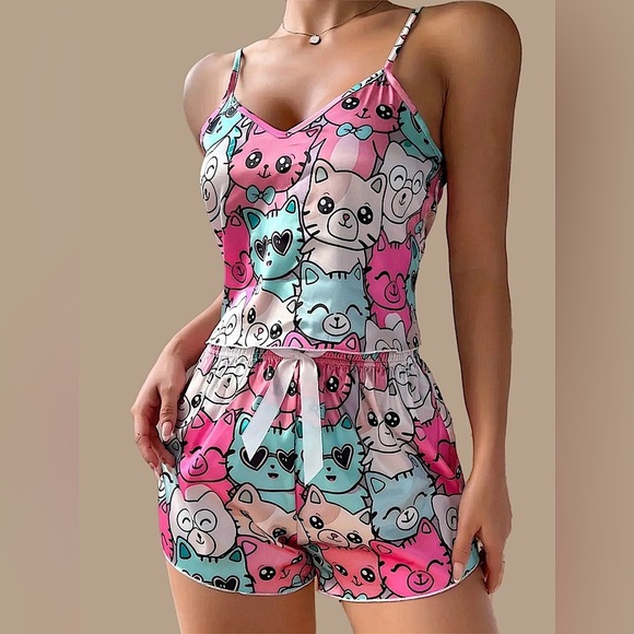 Cutie Kitties 2pc Sleep Set - Picture 1 of 3